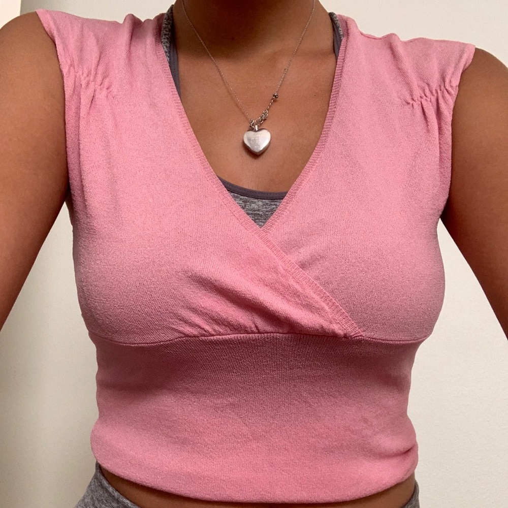Pink tank top